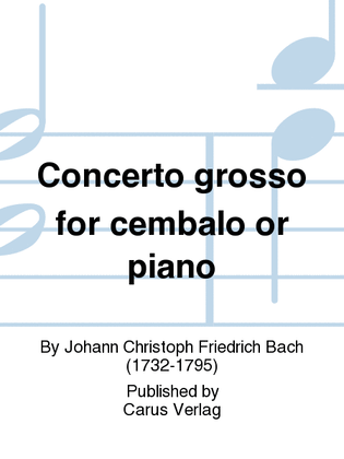 Concerto grosso for cembalo or piano