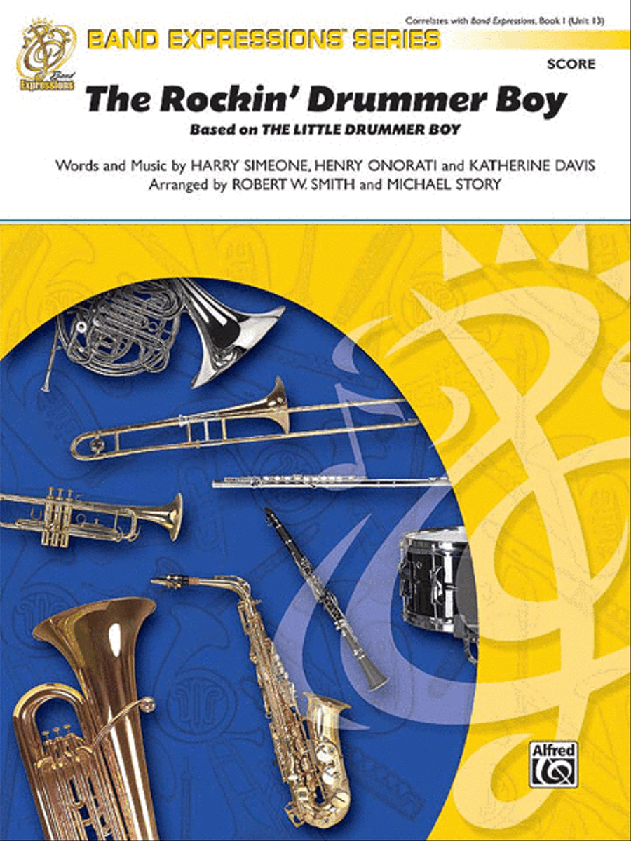 The Rockin' Drummer Boy Concert Band scores gallery preview page 1