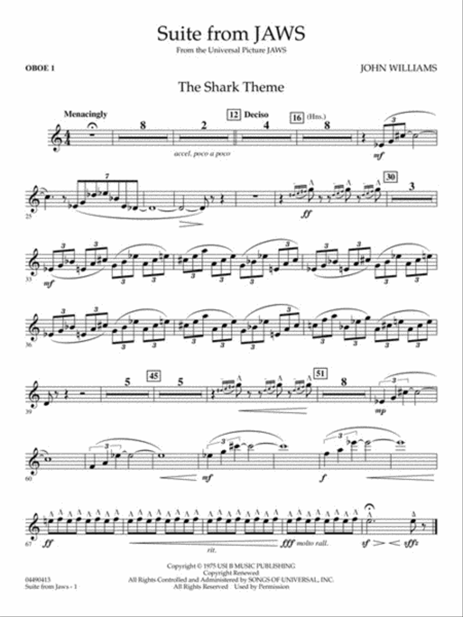 Suite from Jaws Full Orchestra scores gallery preview page 5