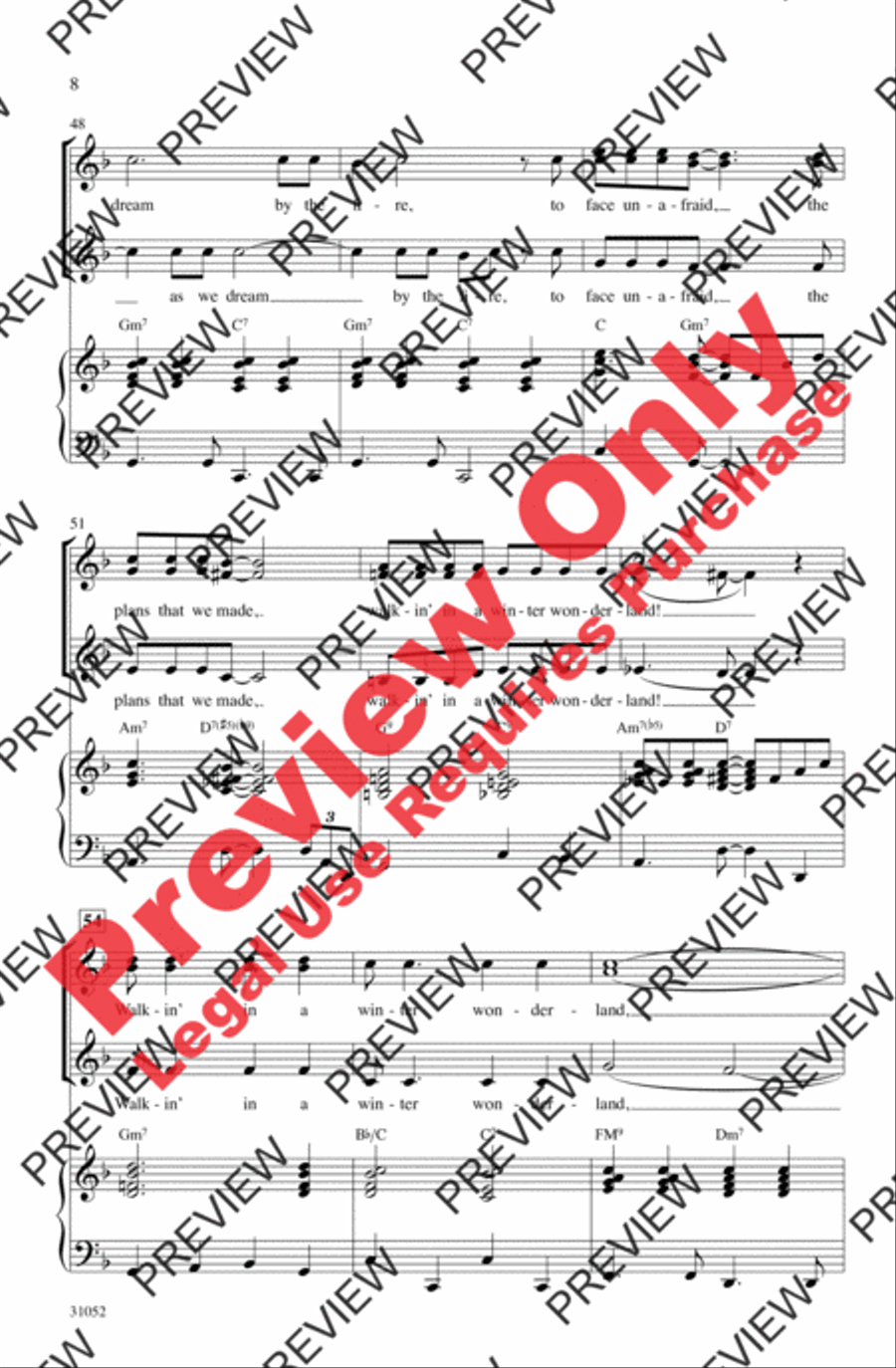 Christmas Pops Trio (A Medley) Women's Choir scores gallery preview page 8