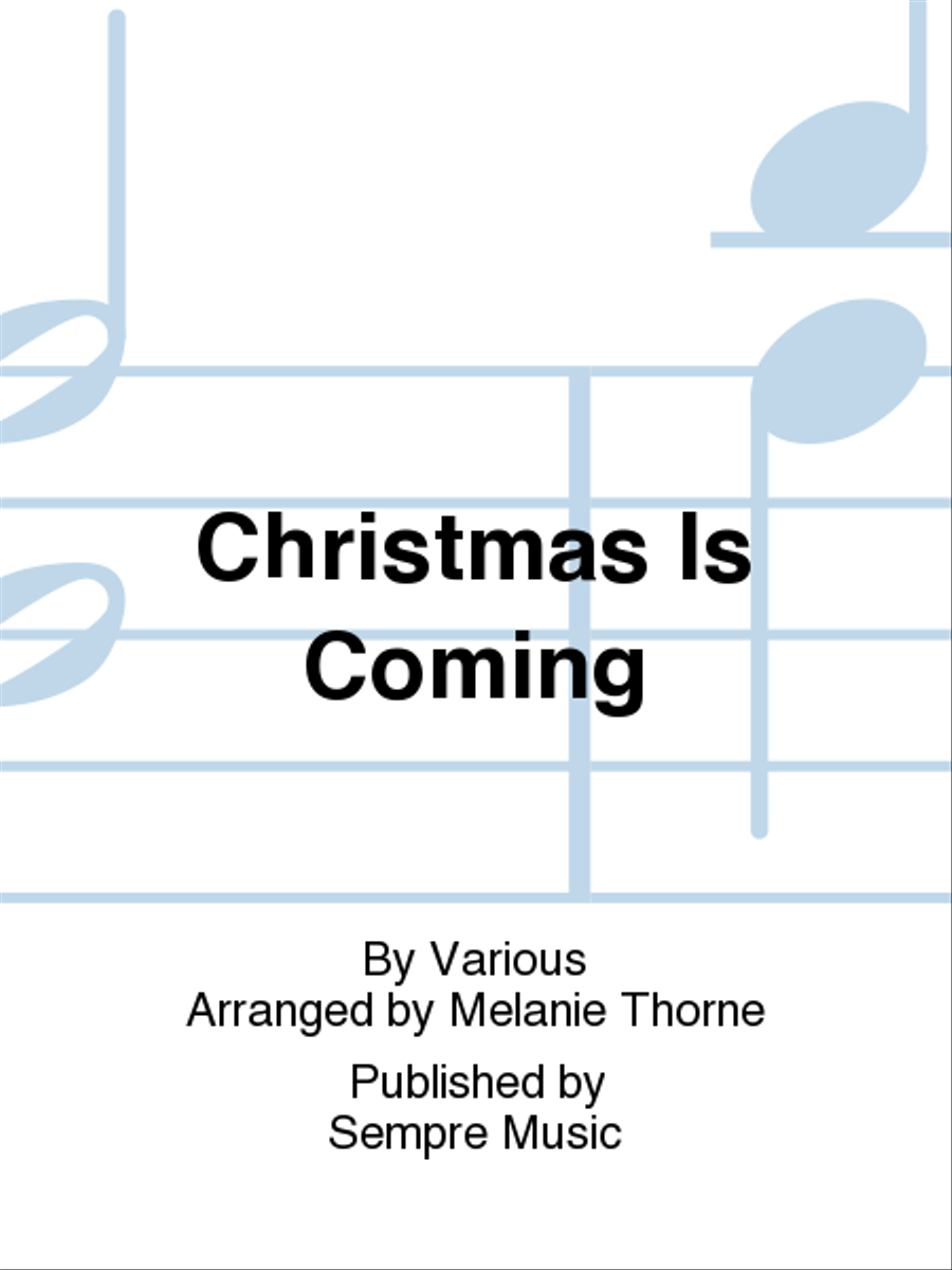 Christmas is Coming Saxophone Quartet scores gallery preview page 1