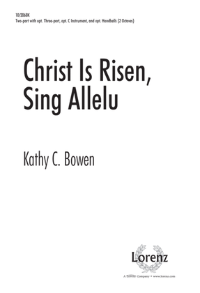 Book cover for Christ Is Risen, Sing Allelu