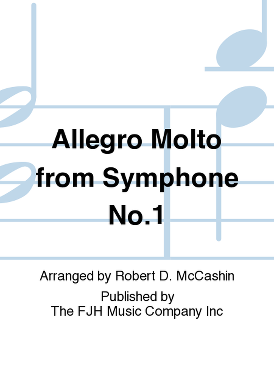 Allegro Molto from Symphone No.1 image number null