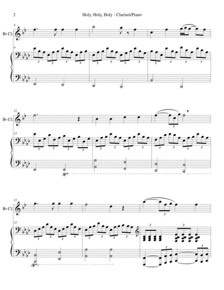 Gary Lanier: 3 GREAT HYMNS, Set 2 (Duets for Bb Clarinet & Piano) image number null