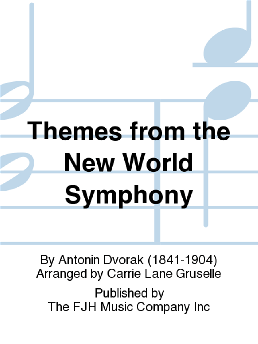 Themes from the New World Symphony by Antonin Dvorak String Orchestra - Sheet Music