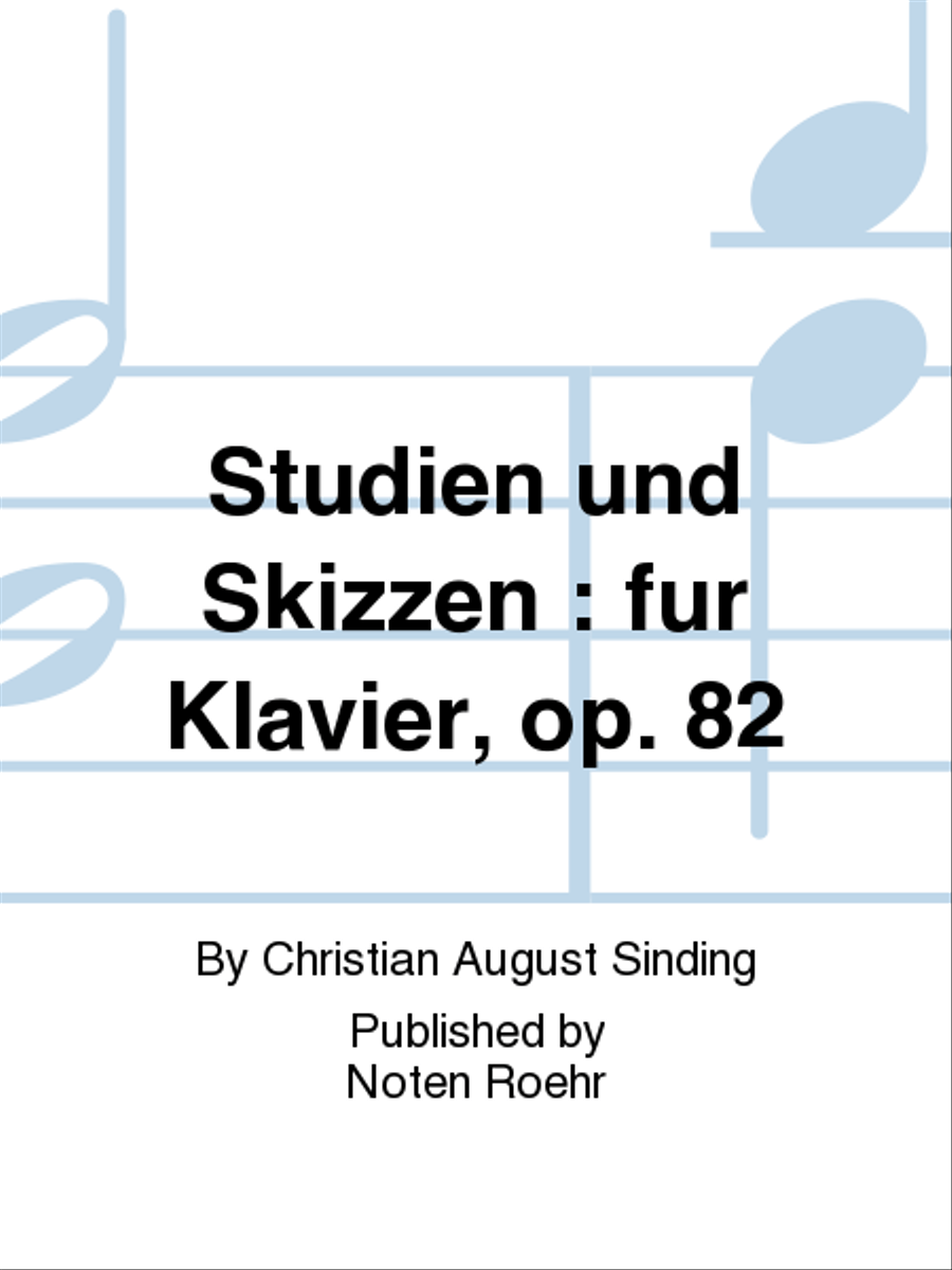 Studien und Skizzen Piano Method scores gallery preview page 1