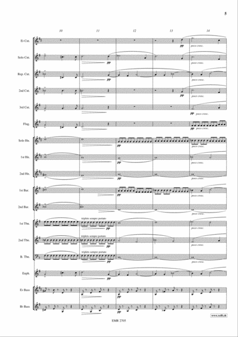 Elvira Madigan Elvira Madigan Brass Band scores gallery preview page 6
