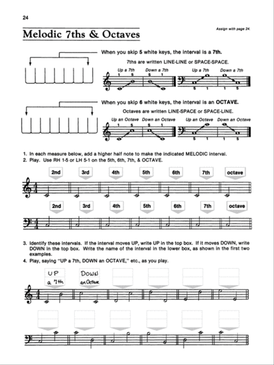 Alfred's Basic Piano Chord Approach Theory, Book 2 Piano Method scores gallery preview page 4