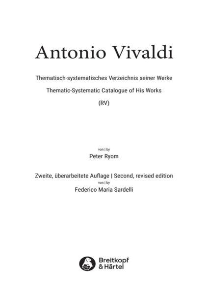 Vivaldi-Werkverzeichnis