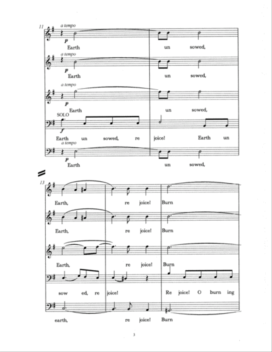 Gabriel Appeared (Sovet prevechni) 4-Part scores gallery preview page 5