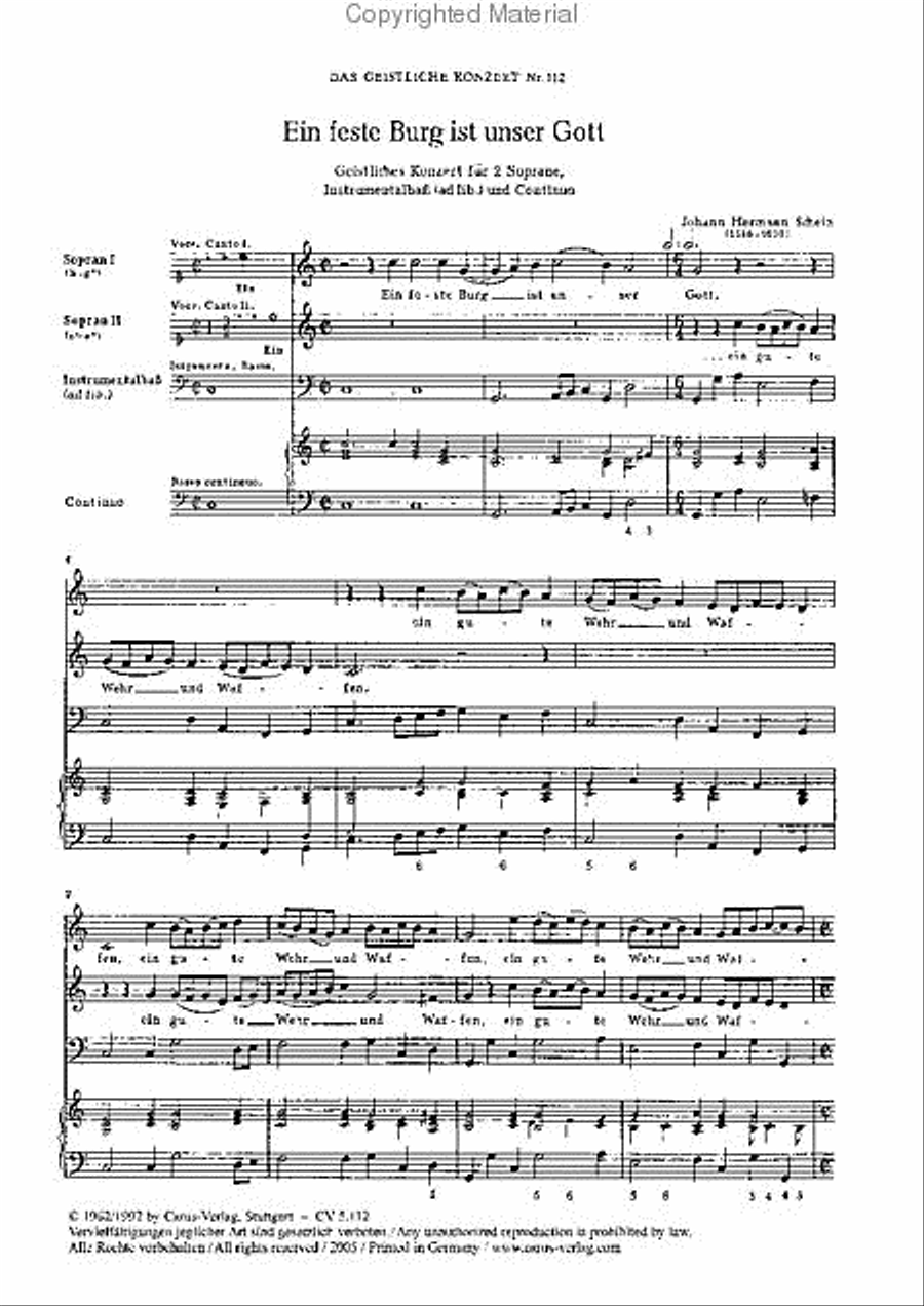 A mighty fortress is our God (Ein feste Burg ist unser Gott) Women's Choir scores gallery preview page 2
