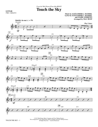 Book cover for Touch The Sky (from Brave) (arr. Mac Huff) - Guitar