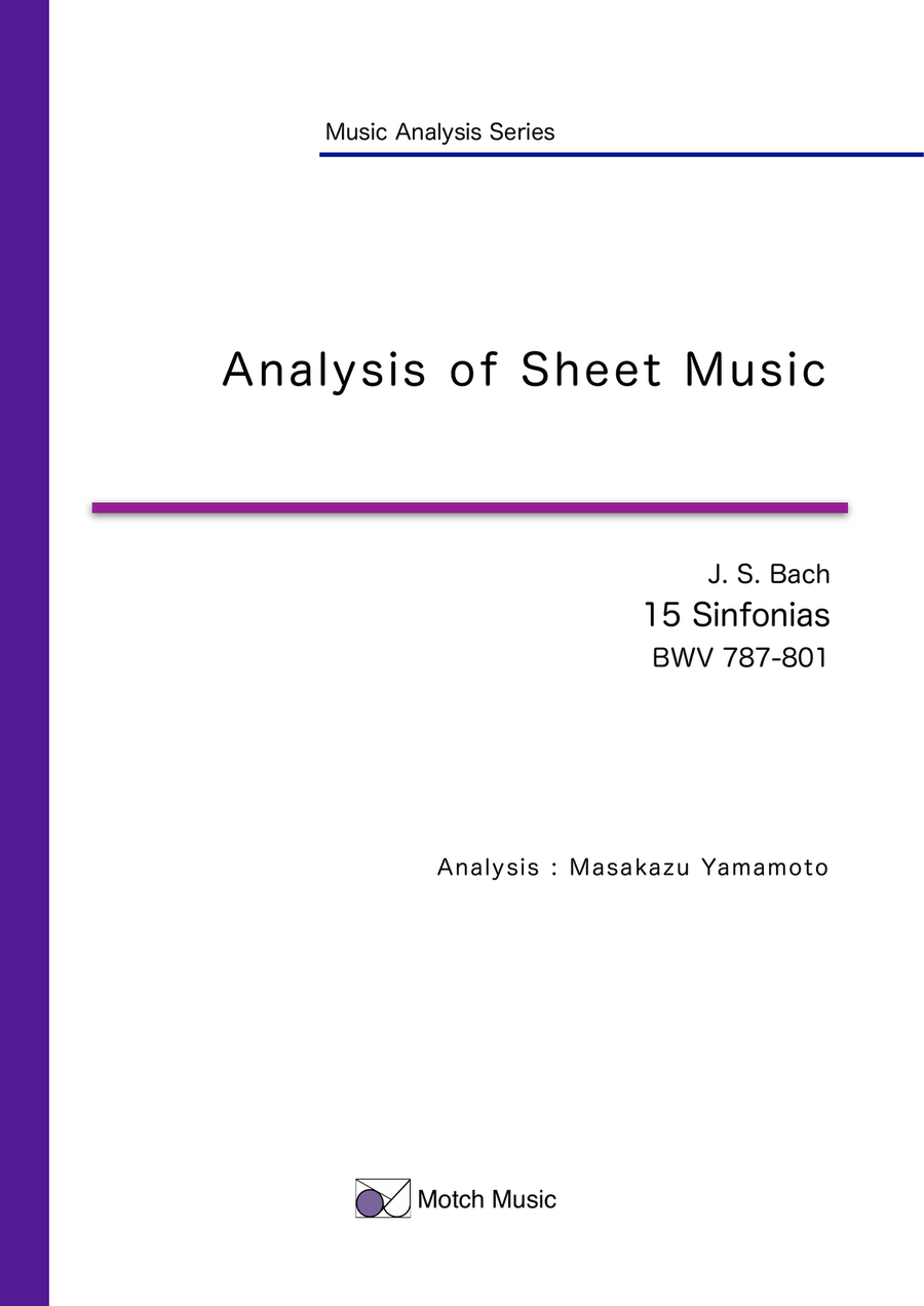 Bach: 15 Sinfonias BWV 787-801 (music analysis) Piano Method scores gallery preview page 1