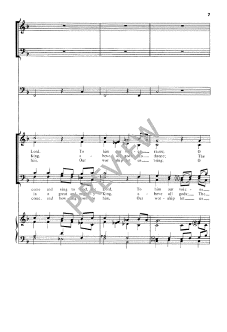 Go Up to the Altar of God 4-Part scores gallery preview page 7