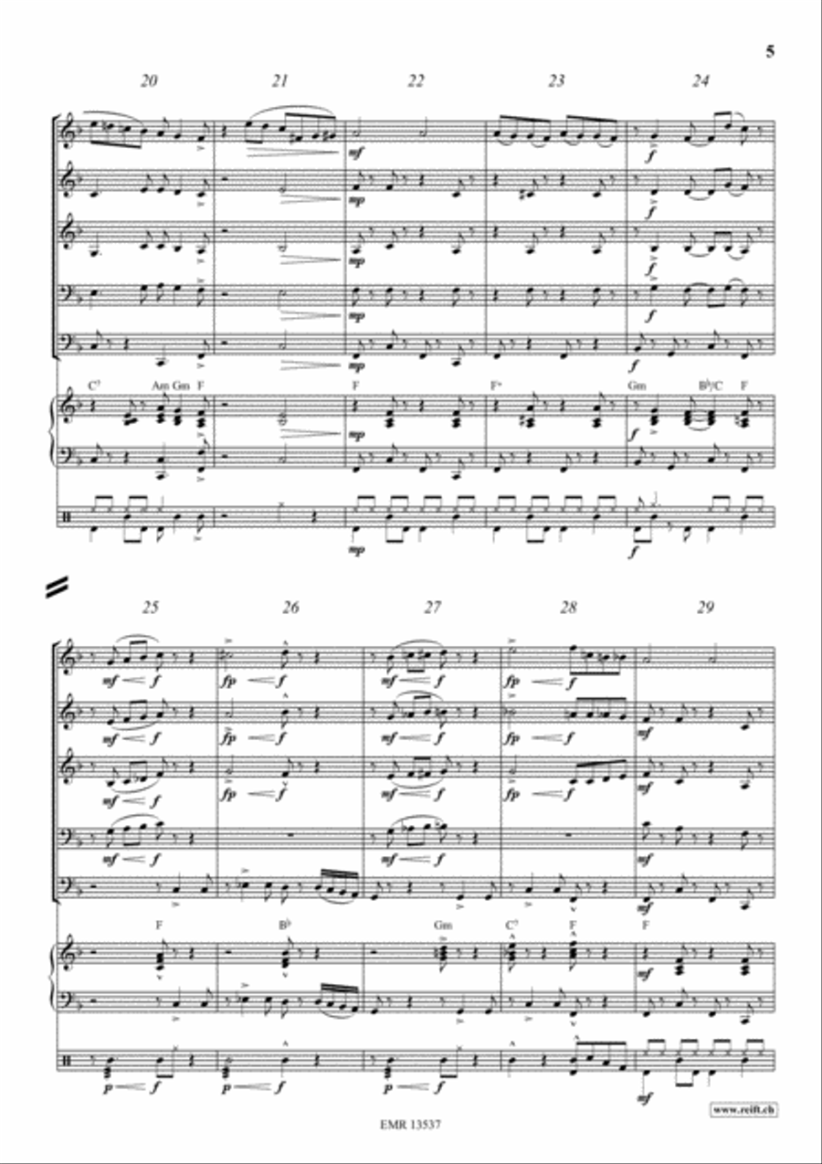 Swanee Woodwind Quintet scores gallery preview page 5