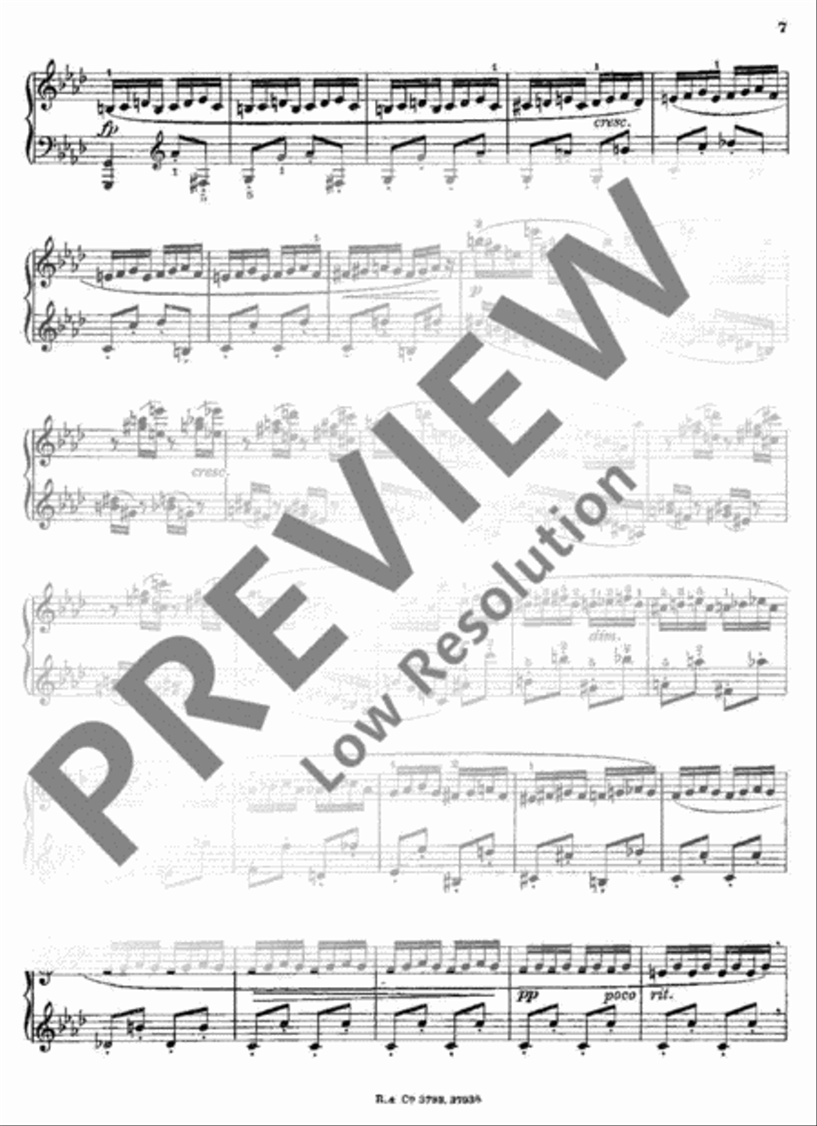 Capriccio f minor Piano Solo scores gallery preview page 8