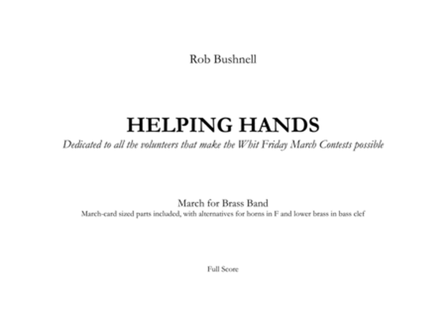 March: Helping Hands (Rob Bushnell) - Brass Band image number null