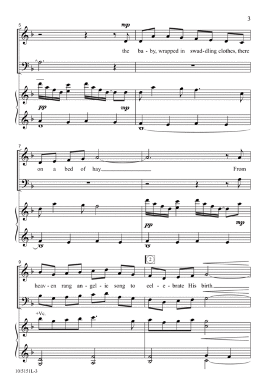 Sing This Night with Joy! 4-Part scores gallery preview page 3