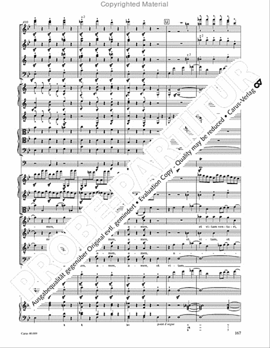 Missa solemnis Missa solemnis 4-Part scores gallery preview page 183