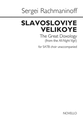 Book cover for Slavosloviye Velokoye (The Great Doxology) (from the All-Night Vigil)