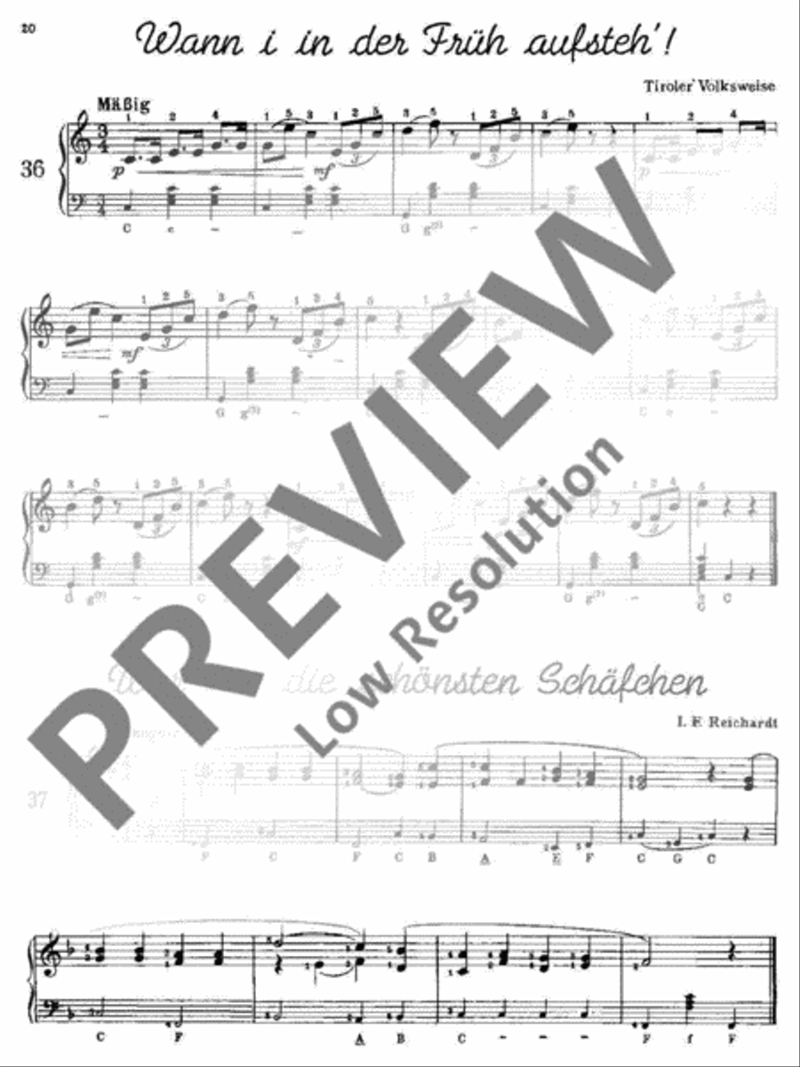 Für kleine Leute Accordion scores gallery preview page 21