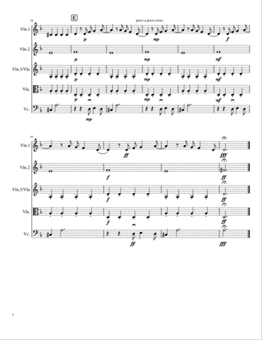 Happy Together String Quartet scores gallery preview page 4