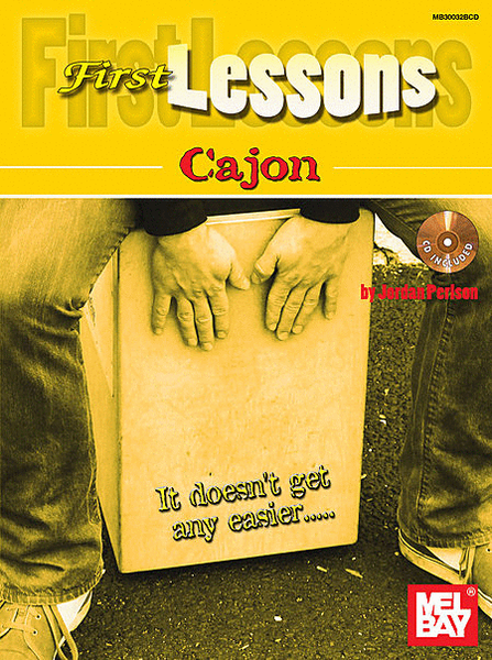 First Lessons Cajon Book/CD Set