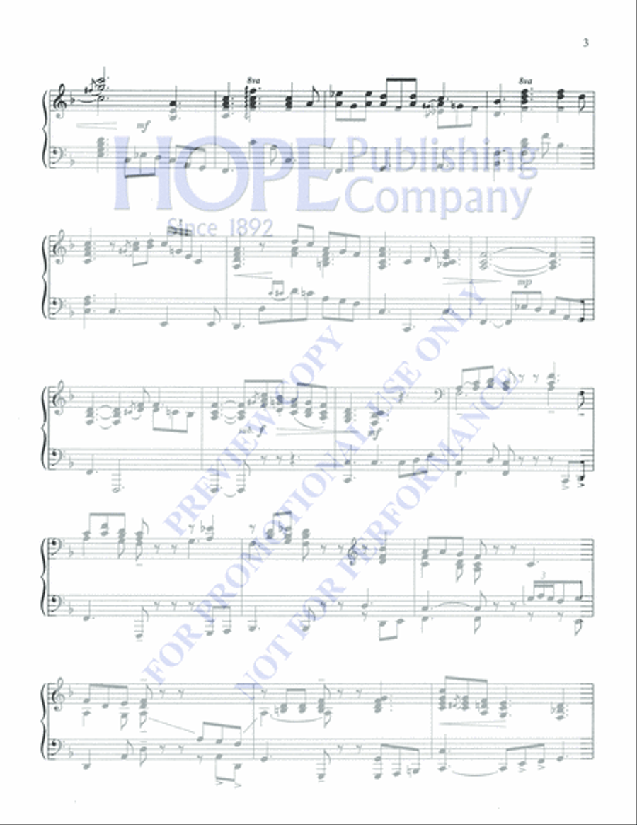 Amazing Grace Amazing Grace Piano Solo scores gallery preview page 9