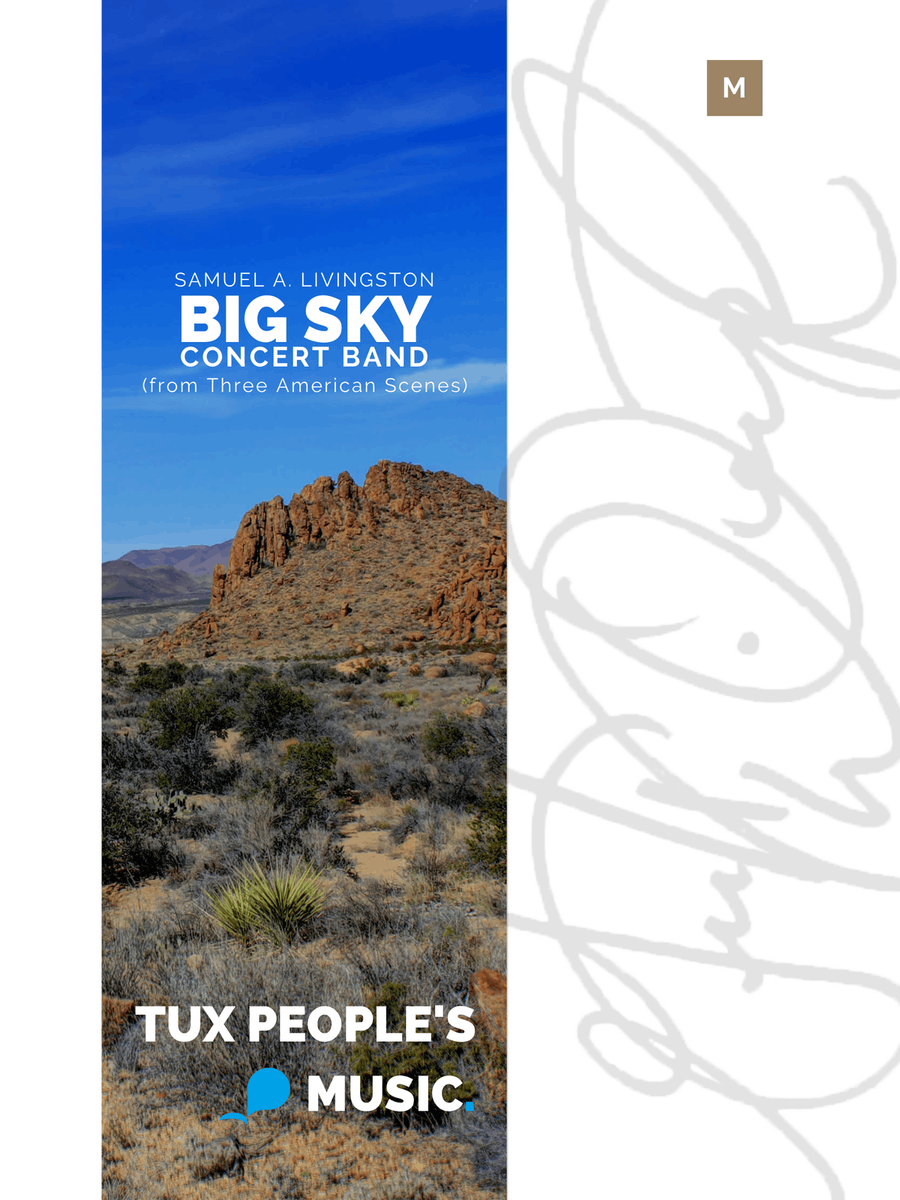 Big Sky (from Three American Scenes) Concert Band scores gallery preview page 1