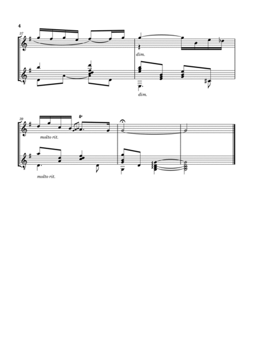 ARIOSO (CANTATA BWV 156) FOR OBOE AND GUITAR image number null