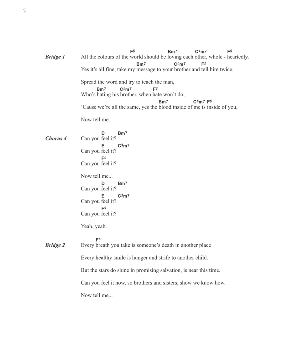 Can You Feel It Acoustic Guitar scores gallery preview page 2