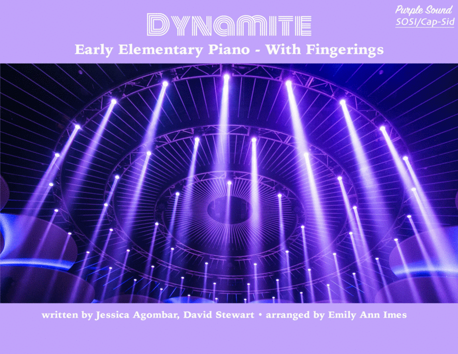 Dynamite Dynamite Easy Piano scores gallery preview page 1
