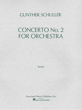 Book cover for Concerto No. 2 for Orchestra (1976)