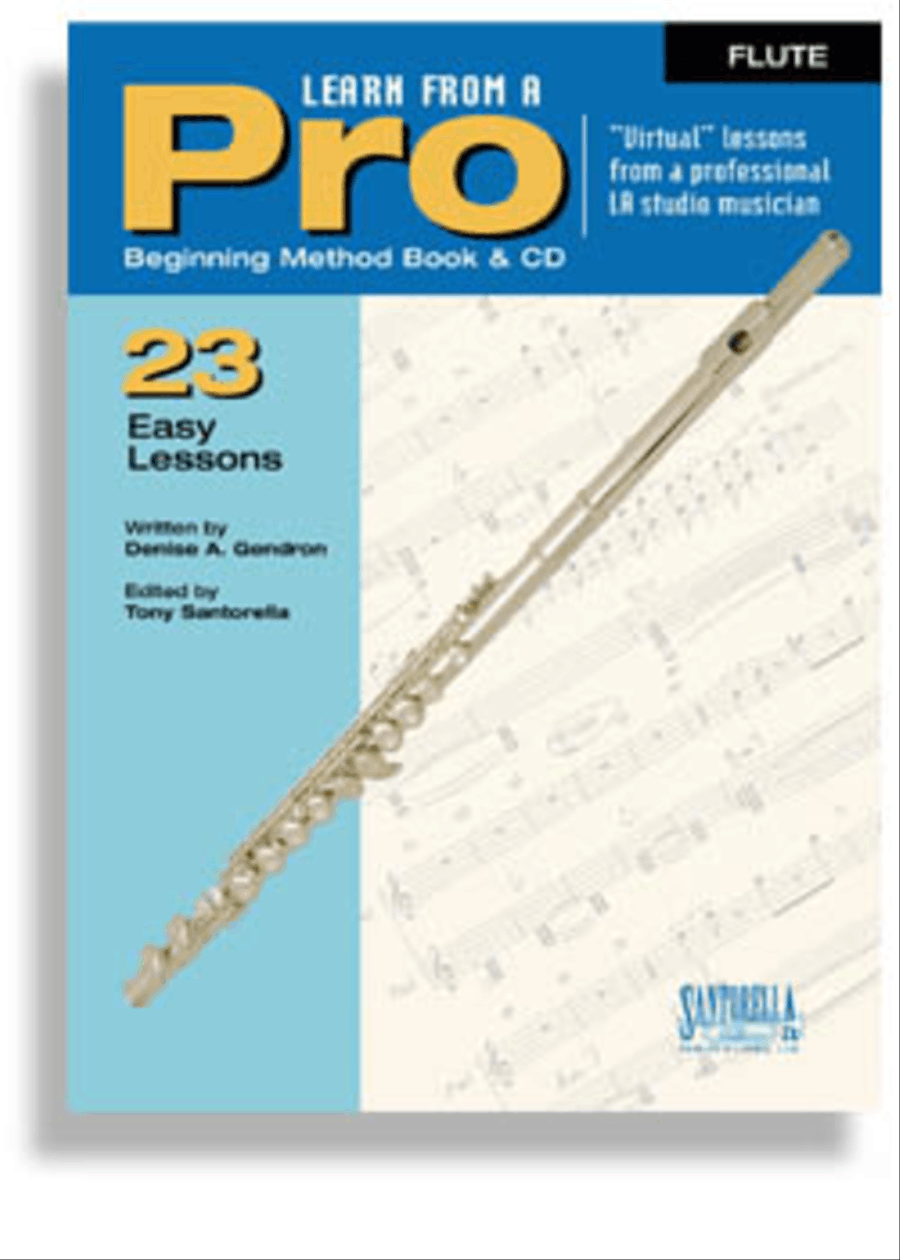 Learn From A Pro for Flute with CD Flute scores gallery preview page 1