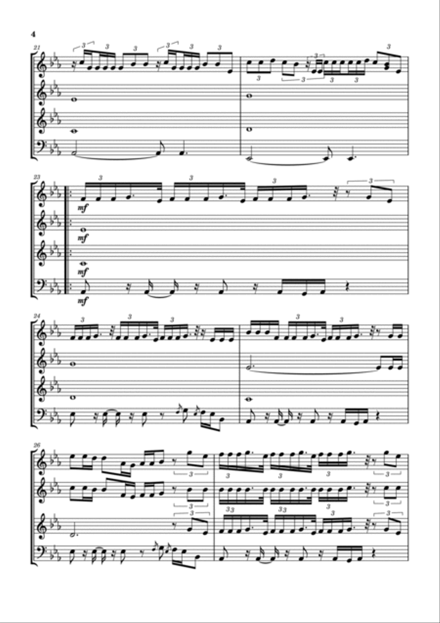 Seasons Seasons Woodwind Quartet scores gallery preview page 5