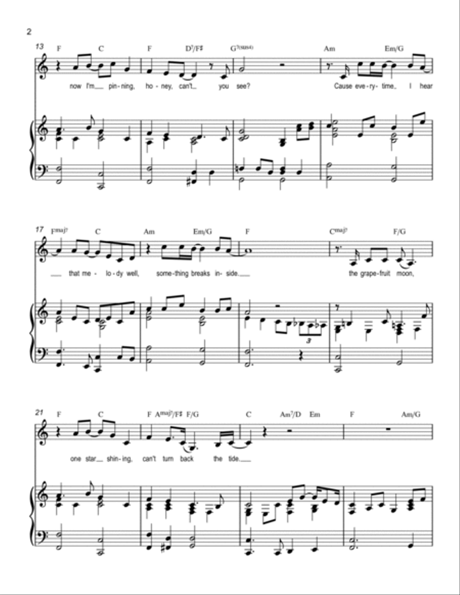Grapefruit Moon Voice scores gallery preview page 2