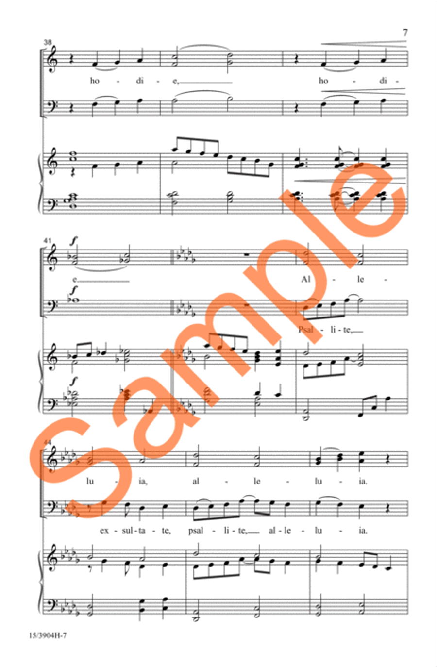 Psallite, Exsultate 3-Part scores gallery preview page 6