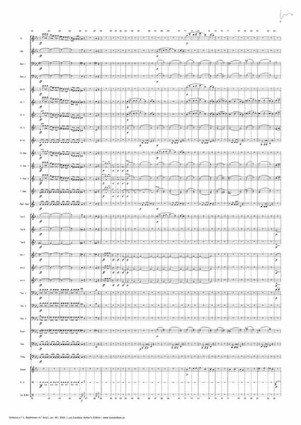 Sinfonia 5 (Beethoven's 5th Symphony, 1th movement - transcription for Concert Band) image number null