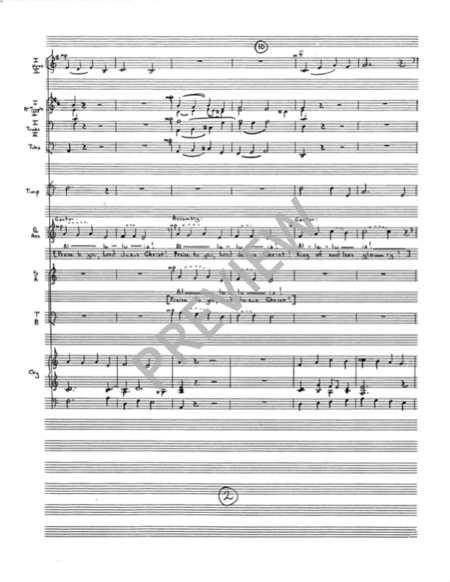 Gospel Acclamation - Full Score and Parts