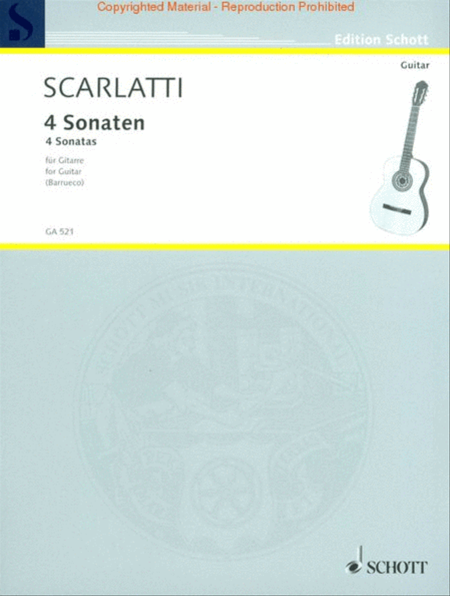 4 Sonatas 4 Sonatas Acoustic Guitar scores gallery preview page 2