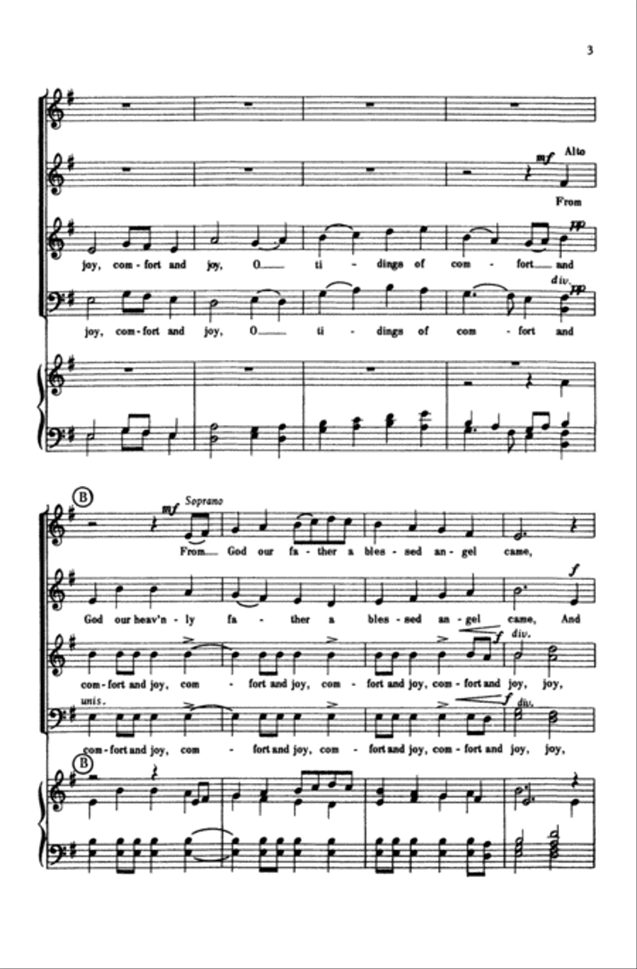 God Rest Ye Merry, Gentlemen Choir scores gallery preview page 2