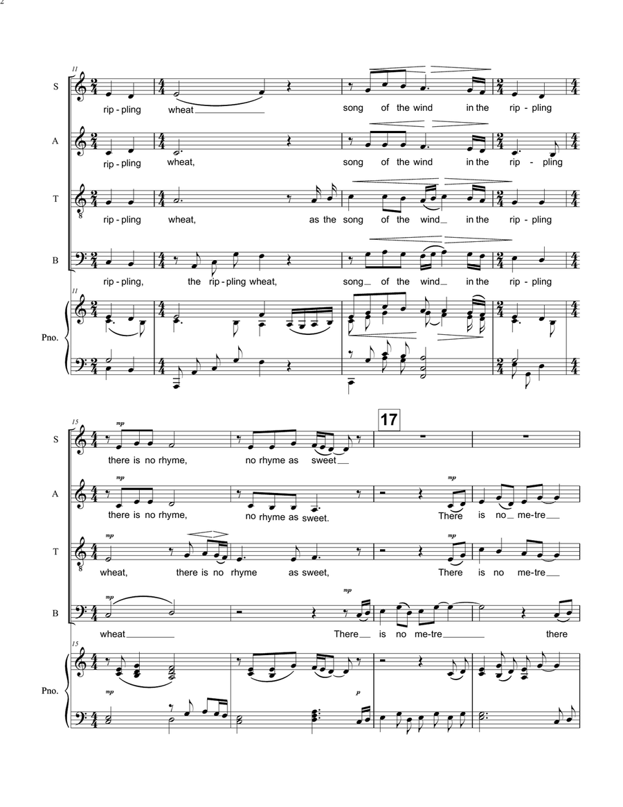 One Poet More Divisi scores gallery preview page 4