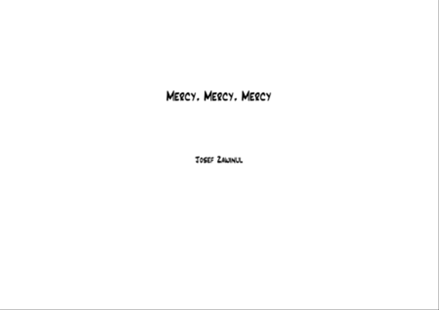 Mercy, Mercy, Mercy Small Ensemble scores gallery preview page 1