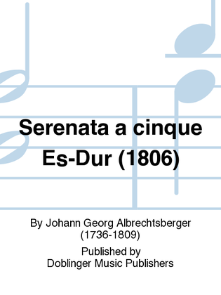 Serenata a cinque Es-Dur (1806)