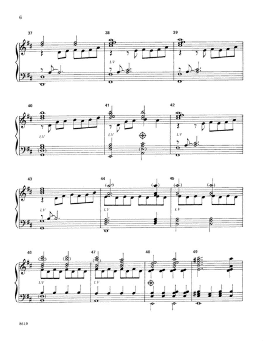 Holy, Holy, Holy Handbell Choir scores gallery preview page 6