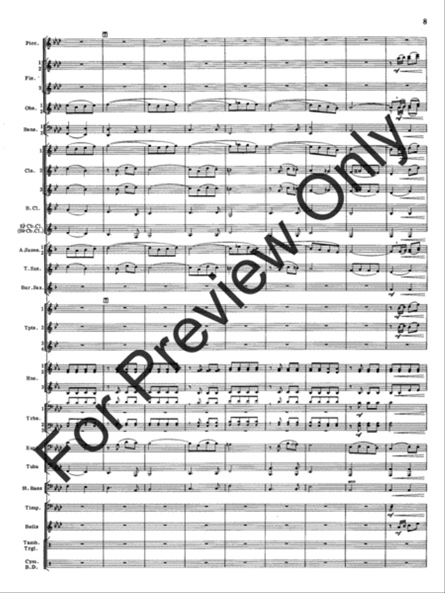 Appalachian Overture (Score) Concert Band scores gallery preview page 10