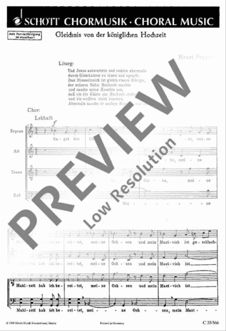 Drei Evangelien-Motetten Mixed Choir scores gallery preview page 2