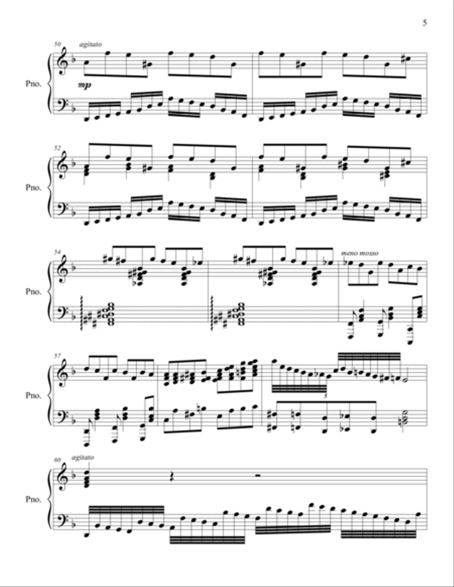 Piano Sonata No.1 Piano Sonata No.1 Piano Solo scores gallery preview page 5