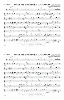 Wake Me Up Before You Go-Go: 1st B-flat Clarinet