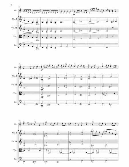 Jenkinson Elfentanz (Elves Dance ) for Solo Violin and String Orchestra/Quartet image number null